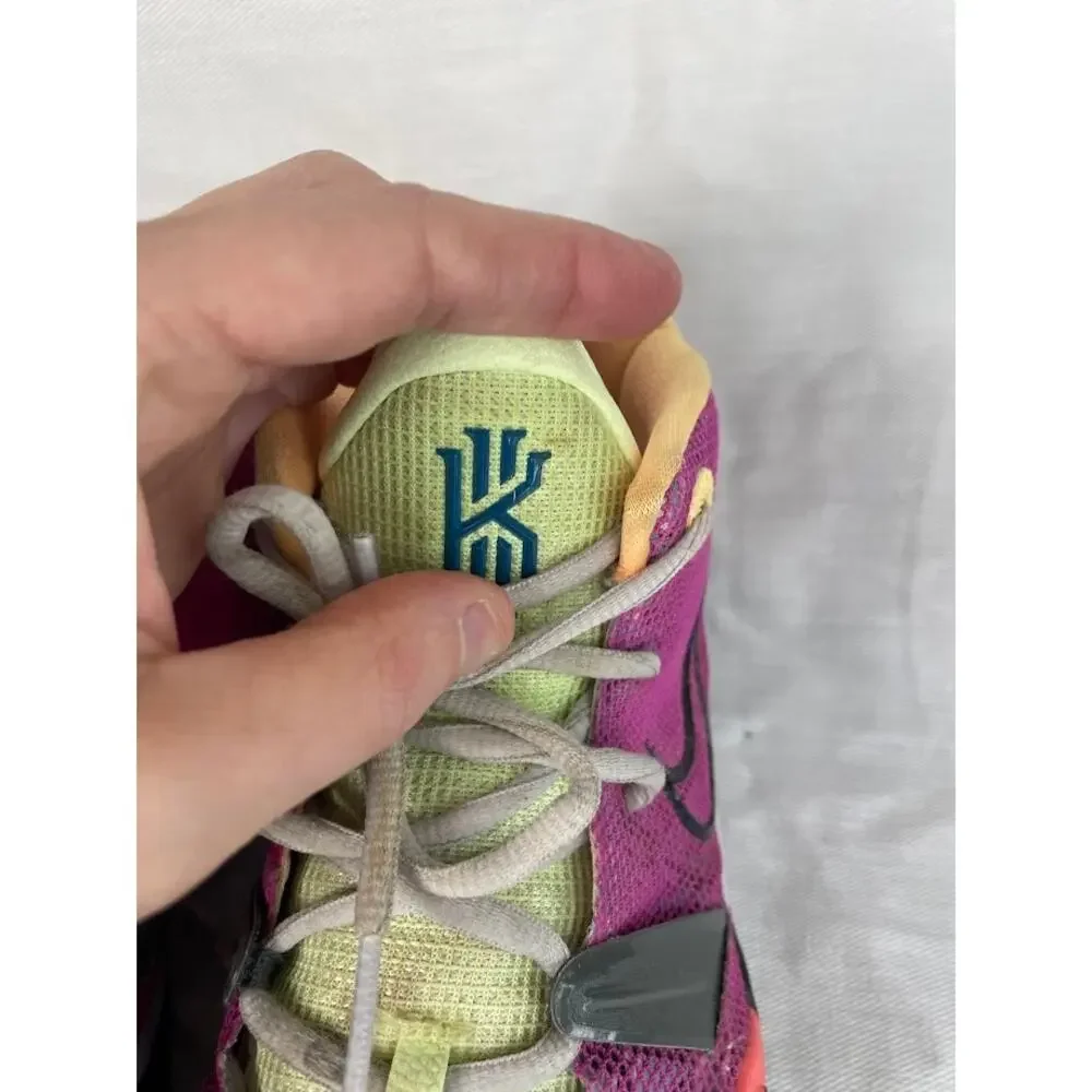 NIKE‎ Pink High Top Sneakers Youth 6.5 Kyrie Air Basketball Fuchsia Gym shoes